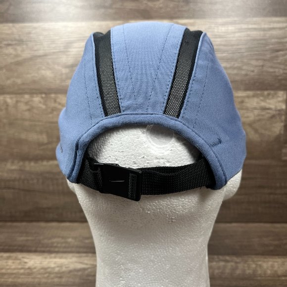 Nike Running Cap Hat Blue Adjustable Strapback One Size Swoosh Just Do It - Picture 3 of 10